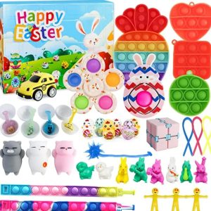 32PCS Easter Basket Stuffers for Kids – 25 Days Easter Countdown Advent Calendar – Fidget Toys – Assorted Styles – Item #5596