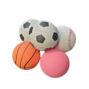 Assorted Sports High Bounce Rubber Ball Toys – 2.5″ Diameter – Item #5773