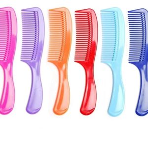 8″ Colorful Styling Essentials Round Handle Comb – Assorted Colors – Item #5917