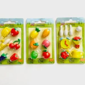 Assorted Erasers – Cute and Fun Styles – 3D Erasers – Item #5840