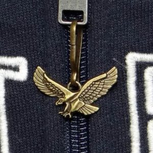 American Bald Eagle Bronze Tone Polyresin Zipper Pull Item#32150