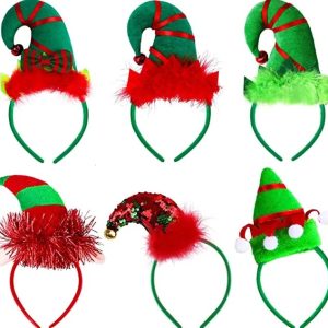 Assorted Creative Elves Headbands – Christmas Elf Costume Headwear – Item #5802-2253