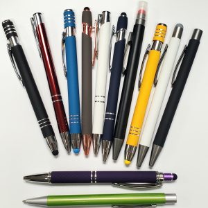 Bulk Lot Of Assorted Blank METAL Retractable Pens – Item #5480
