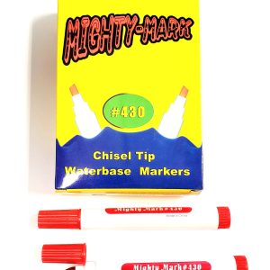 Mighty-Mark 12-Pack Red Chisel Tip Highlighter Markers – Waterbase