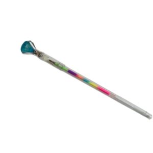 Novelty Jewel Top Gel Pen – Changing Colors – 7″ Long – Item #5927-24527
