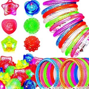528 Pieces LED Light Up Toys – 336 Rings – 192 Bracelets – Item#5684