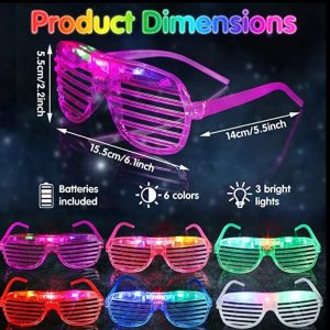 792 Piece LED Shutter Sunglasses & Finger Lights Set – 108 Glasses and 612 Finger Lights – Item #5735