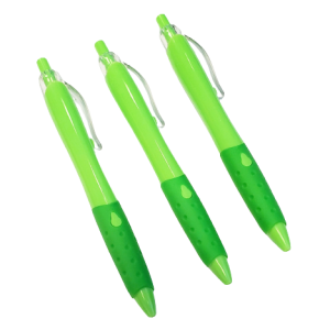 Piper Style Pen with ThickGreen Plastic Barrel – Blue Ink – Item #5795-327green