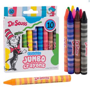 Dr. Seuss 10 Count Jumbo Crayons – Item #5775
