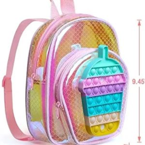 Ice Cream Soda Pop Fidget Backpack for Girls – Fidget Sensory Stress Release – Item #5633