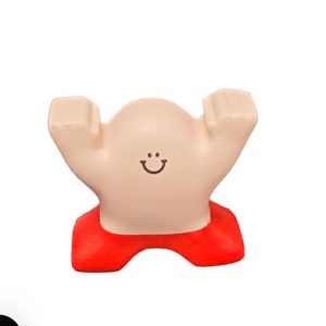 Spunky Guy Stress Reliever – Red – Item #40386red