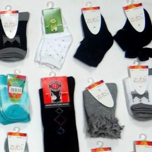 Zubii – Great Assortment of Girls Kids Boutique Fashion Socks – Mixed Sizes