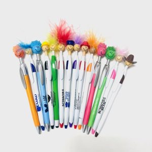 Misprint Fun Novelty Character Plastic Pens - Item #5957