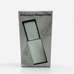 Pop-Out Magnifier – Two Levels of Magnification – 2X and 6X power Lens – Item #5616