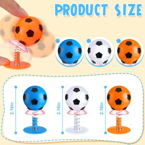 Pop Up Spring Balls - Soccer Balls - Assorted Colors - Item #6231