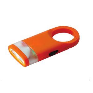 Bandit LED Carabiner Flashlight – 3 Bulb Light – Orange – Item #6282 FA5124-OR