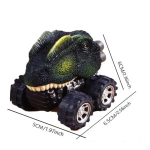 Dinosaur Toy Pull Back Cars – Realistic Dino Cars – Assorted – Item #6290