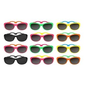 Kids Beach Sunglasses – Two-Tone Frame – Summer Party Favors – For Boys and Girls – Item #6310