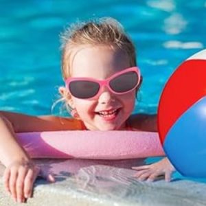 Kids Beach Sunglasses – Two-Tone Frame – Summer Party Favors – For Boys and Girls – Item #6310