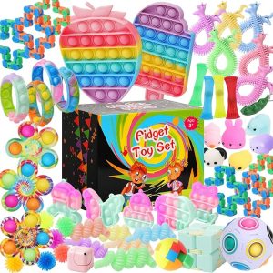 Fidget Toys – Pop It Sensory Toys – Party Favors – Classroom Prizes – Item #6355