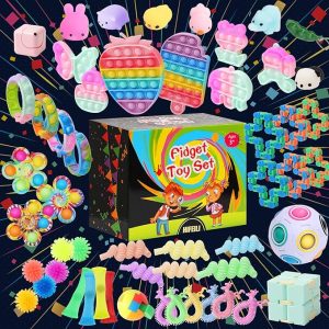 Fidget Toys – Pop It Sensory Toys – Party Favors – Classroom Prizes – Item #6355