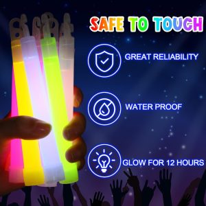 Light Up 6 Inch Glow Sticks – Assorted Colors – Item #6567